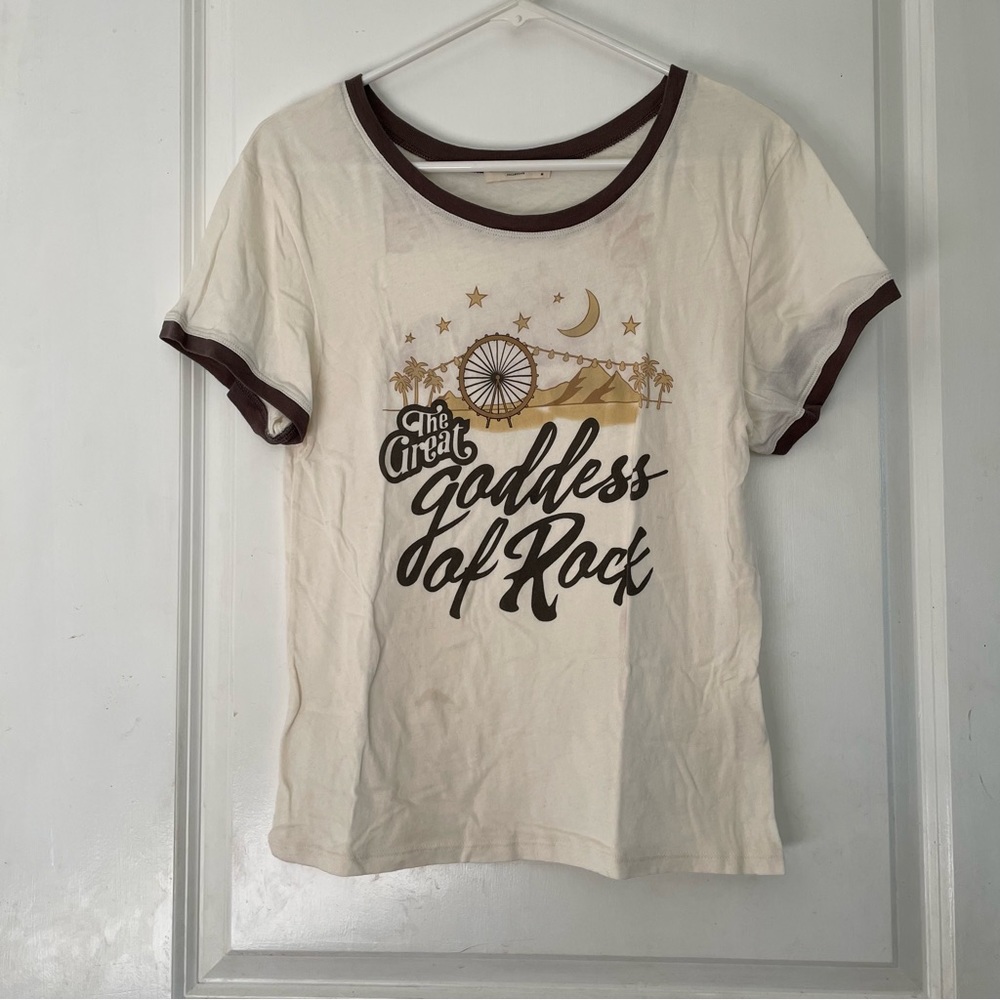 Spell and the Gypsy Collective Goddess of Rock Organic Tee Sz M